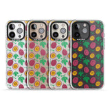 iPhone 16 Pro Max Passion Fruit Pattern Black Impact Phone Case