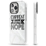 iPhone 16 Pro Max Current Mood NOPE Black Impact Phone Case