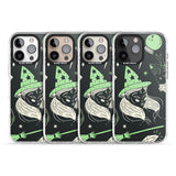 iPhone 16 Pro Max Astrology Witch Pattern Black Impact Phone Case