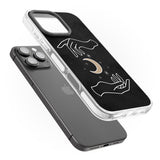 iPhone 16 Pro Max Hands Surrounding Moon Black Impact Phone Case