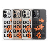 iPhone 16 Pro Max Don't Hold Back Love - Orange & Black Black Impact Phone Case