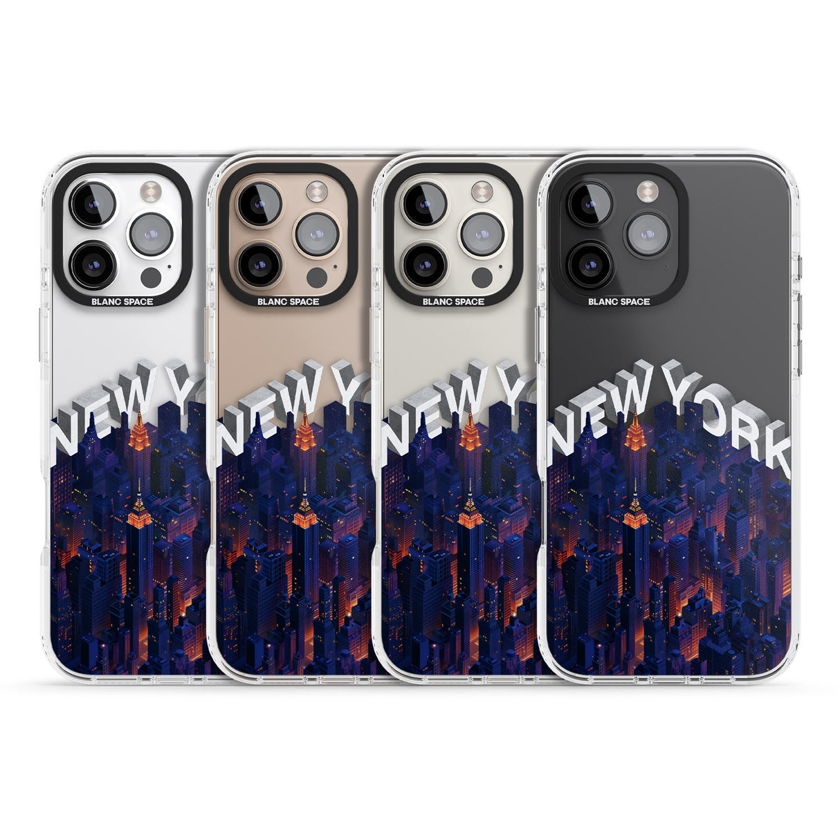 iPhone 16 Pro Max New York City Black Impact Phone Case + Magsafe