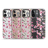 iPhone 16 Pro Max Sakura Watercolour Black Impact Phone Case