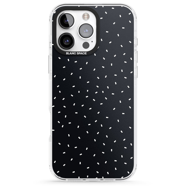 iPhone 16 Pro Max Confetti (Black) Black Impact Phone Case