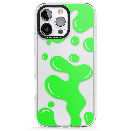 iPhone 16 Pro Max Green Lava Lamp Black Impact Phone Case