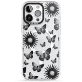 Butterflies & Suns Impact Magsafe Phone Case for iPhone 16 Pro, iPhone 16 Pro Max