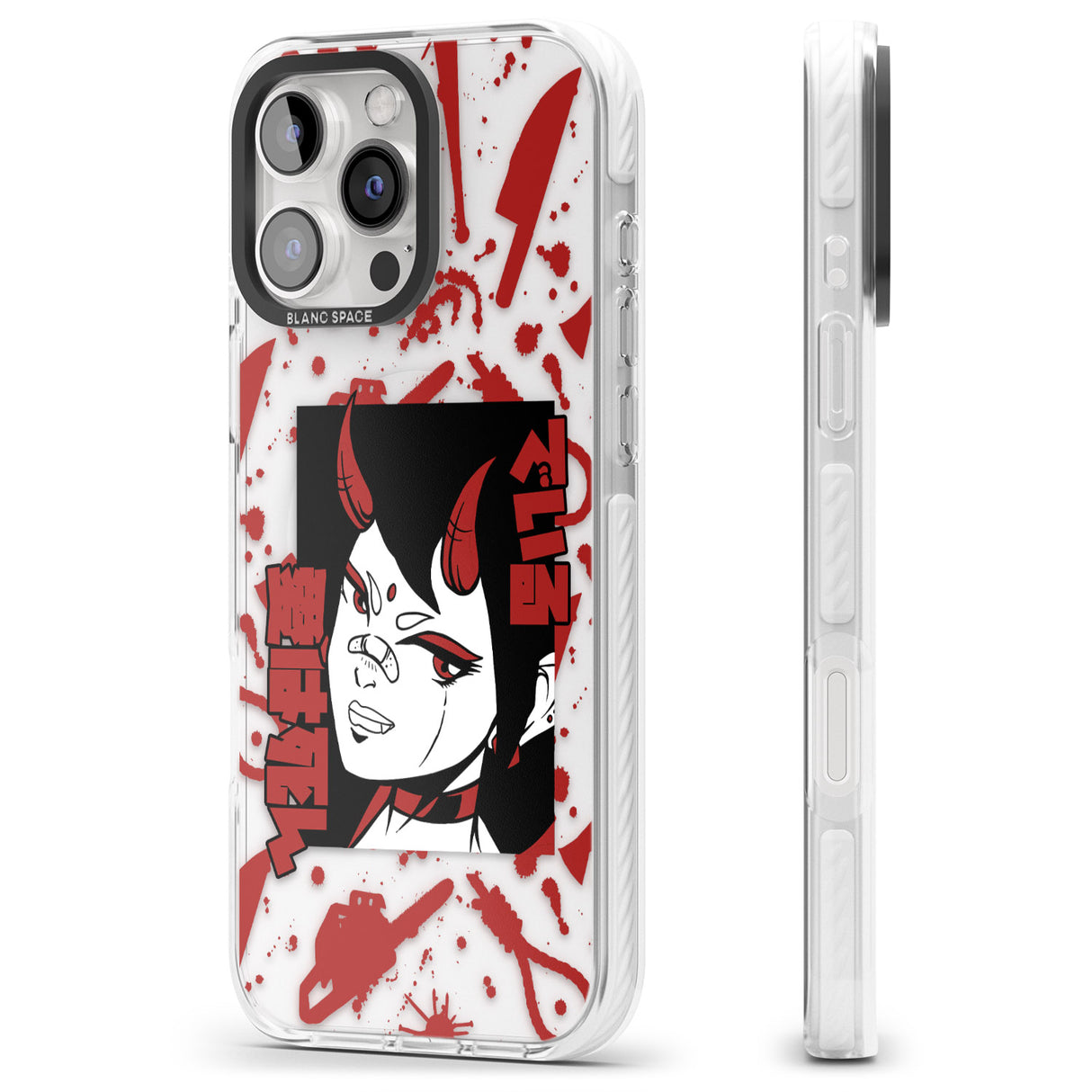 iPhone 16 Pro Max She's a Devil Black Impact Phone Case