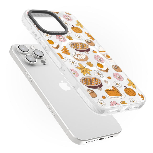 Pumpkin Pie & Autumn Treats Impact Magsafe Phone Case for iPhone 16 Pro, iPhone 16 Pro Max