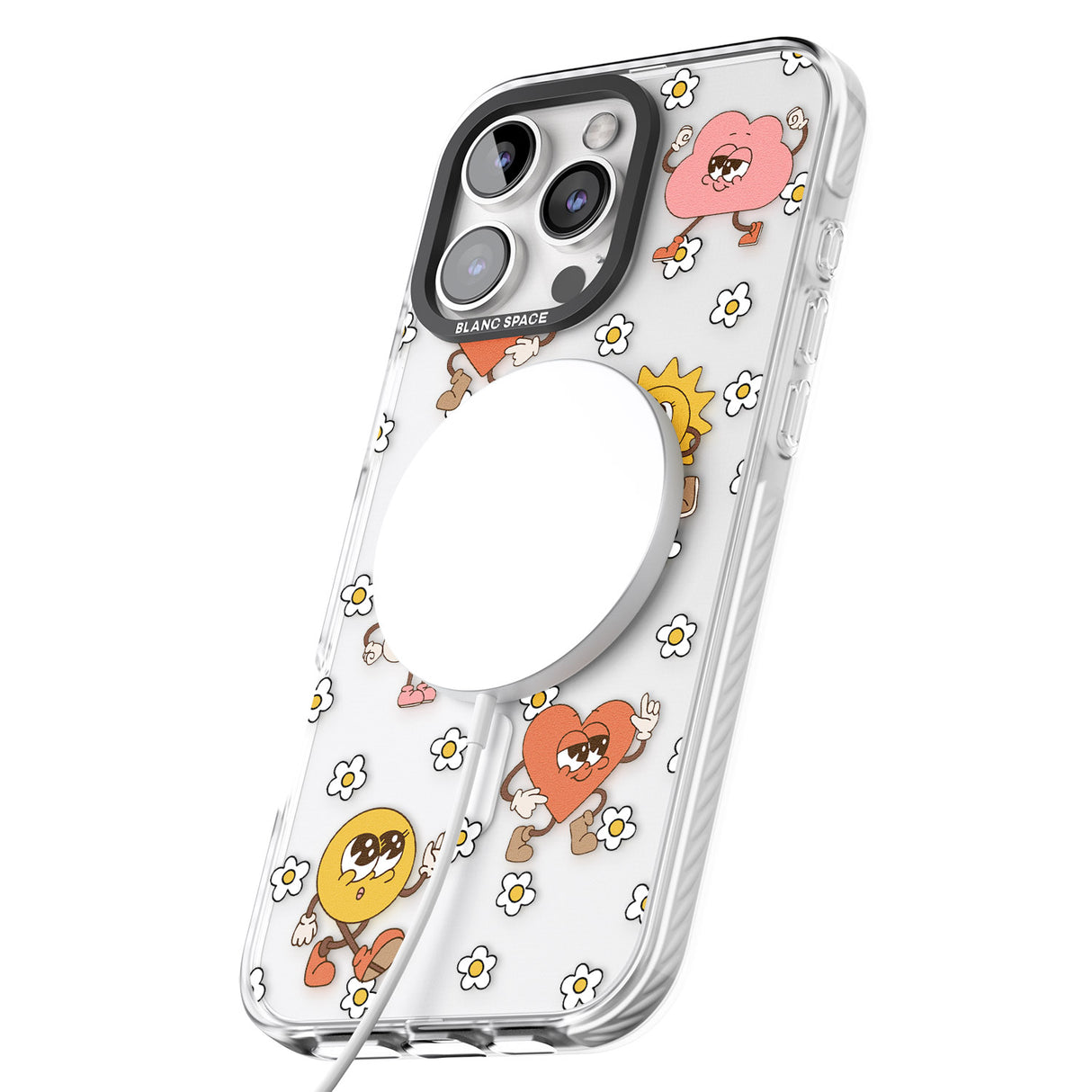 iPhone 16 Daisies & Friends Clear Impact Phone Case