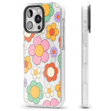 iPhone 16 Groovy Blossoms Clear Impact Phone Case