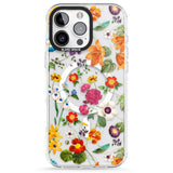 iPhone 16 Whimsical Wildflowers Clear Impact Phone Case