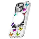 iPhone 16 Pro Max Just a Dreamer Butterfly Black Impact Phone Case