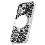 iPhone 16 Pro Max Personalised Pink & Cursive Leopard Spots Black Impact Phone Case