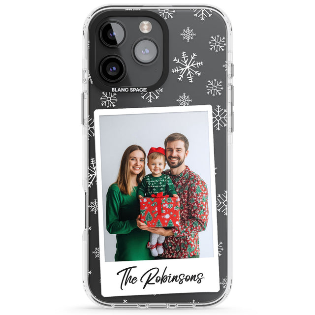 Personalised Snowflake Photo Impact Magsafe Phone Case for iPhone 16 Pro, iPhone 16 Pro Max