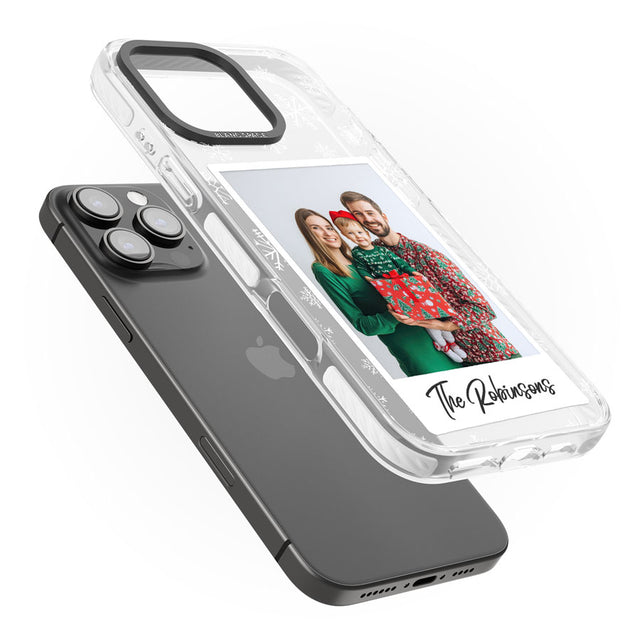 Personalised Snowflake Photo Impact Magsafe Phone Case for iPhone 16 Pro, iPhone 16 Pro Max