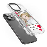 iPhone 16 Pro Max Personalised Love Instant Film Photo Black Impact Phone Case