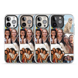 iPhone 16 Pro Max Personalised Beehive Photo Grid Black Impact Phone Case