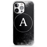 iPhone 16 Pro Max Personalised Eclipse Monogram Black Impact Phone Case