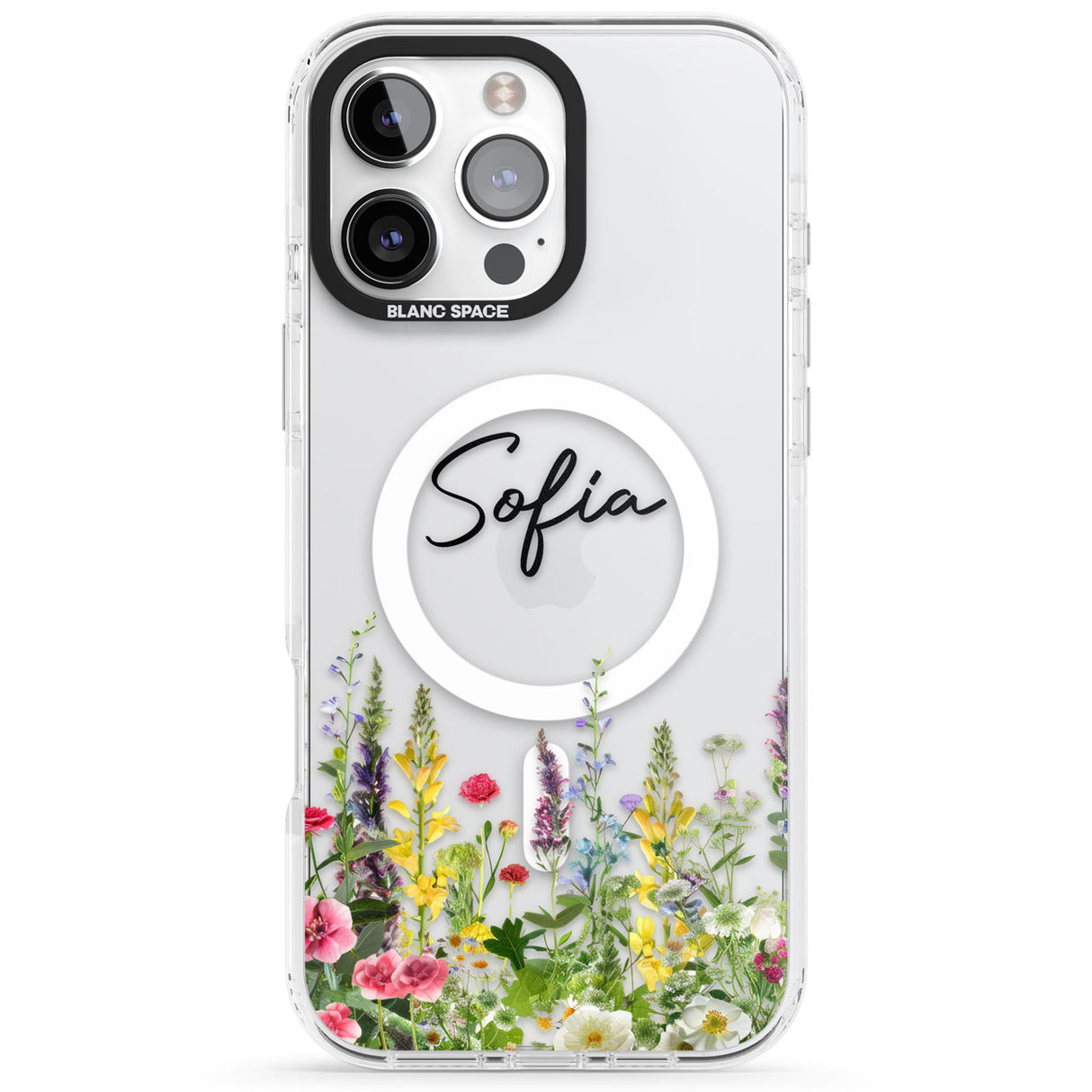 Personalised Garden Wildfowers Impact Magsafe Phone Case for iPhone 16 Pro, iPhone 16 Pro Max