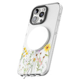 Personalised April Wildfowers Impact Magsafe Phone Case for iPhone 16 Pro, iPhone 16 Pro Max