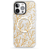 iPhone 16 Pro Max Personalised Bramble Branches Pattern Black Impact Phone Case