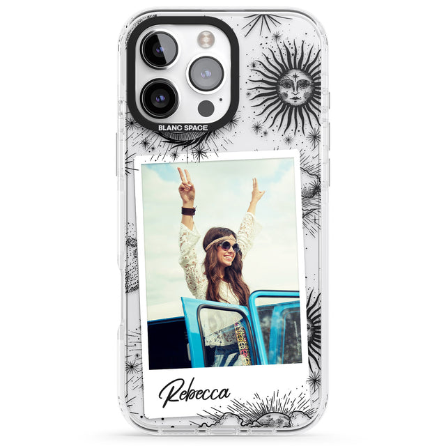 iPhone 16 Pro Max Personalised Astrology Instant Photo Black Impact Phone Case