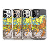 iPhone 16 Pro Max Personalised The Sun Tarot Card - Colour Black Impact Phone Case