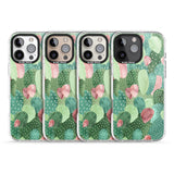 iPhone 16 Pro Max Colourful Cactus Mix Design Black Impact Phone Case