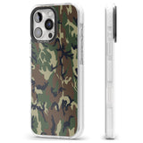 iPhone 16 Pro Max Forest Green Camo Black Impact Phone Case