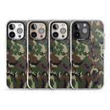 iPhone 16 Pro Max Forest Green Camo Black Impact Phone Case