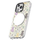 iPhone 16 Pro Max Cat Pattern Cream Black Impact Phone Case