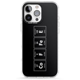 iPhone 16 Pro Max Coffee Element (Black) Black Impact Phone Case