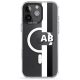 iPhone 16 Pro Max Personalised Clear Text 6E Black Impact Phone Case