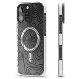 iPhone 16 Pro Max Damascus Steel Black Impact Phone Case