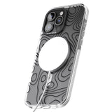 iPhone 16 Pro Max Damascus Steel Black Impact Phone Case