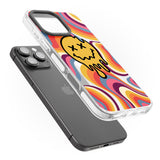 iPhone 16 Pro Max Trippy Face Melt Black Impact Phone Case