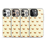 iPhone 16 Pro Max Golden Retriever Dog Pattern Black Impact Phone Case