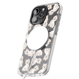 iPhone 16 Pro Max Westie Watercolour Dog Pattern Black Impact Phone Case