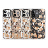 iPhone 16 Pro Max French Bulldog Watercolour Dog Pattern Black Impact Phone Case