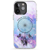 iPhone 16 Pro Max Simple Galaxy Pattern Dreamcatcher Black Impact Phone Case