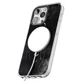 iPhone 16 Pro Max Moon Phases and Hands Black Impact Phone Case