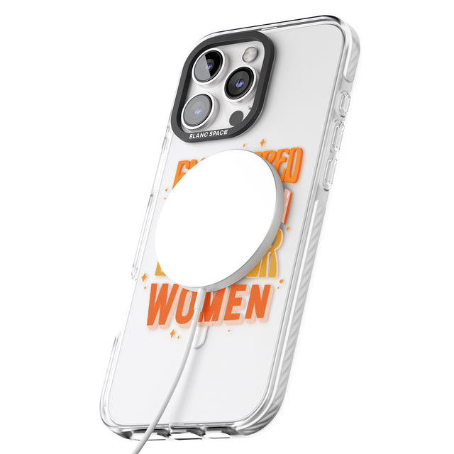 iPhone 16 Pro Max Empowered Women Black Impact Phone Case