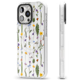 iPhone 16 Pro Max Wildflower Chain Black Impact Phone Case