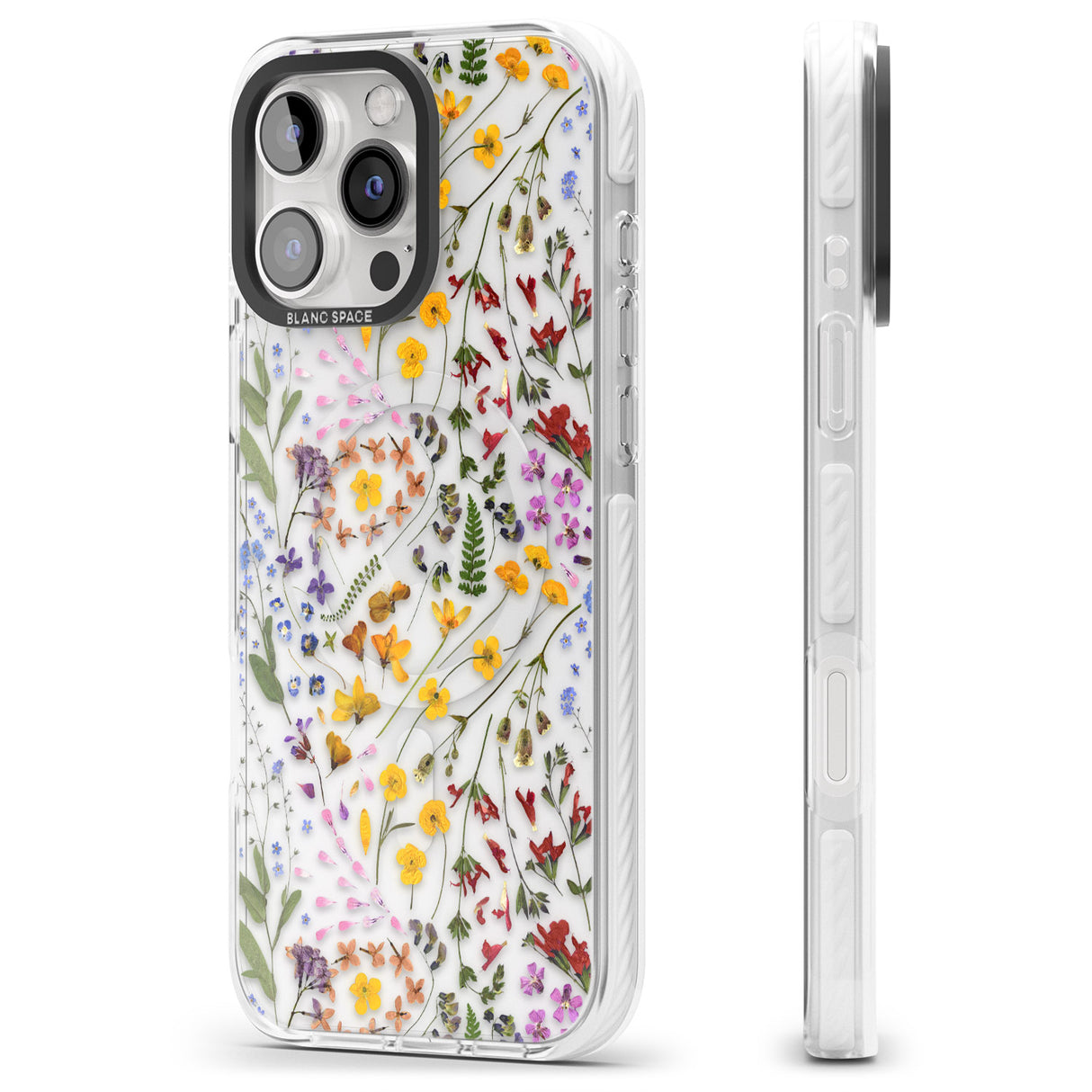 iPhone 16 Pro Max Wildflower Black Impact Phone Case