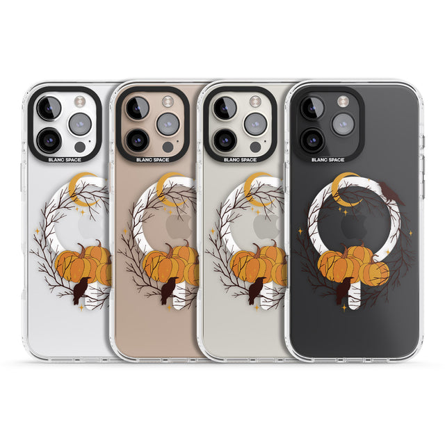 iPhone 16 Pro Max Pumpkin Patch Black Impact Phone Case