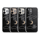 iPhone 16 Pro Max Hands Surrounding Moon Black Impact Phone Case