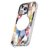 iPhone 16 Pro Max Colourful Horse Pattern Black Impact Phone Case