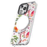 iPhone 16 Pro Max Mixed Japanese Watercolour Pattern Black Impact Phone Case