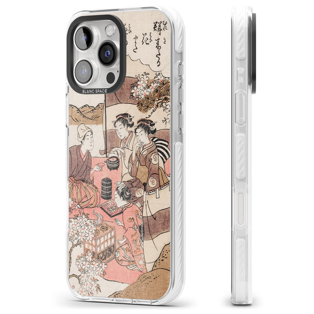 iPhone 16 Pro Max Japanese Afternoon Tea Black Impact Phone Case