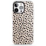 iPhone 16 Pro Max Almond Latte Black Impact Phone Case